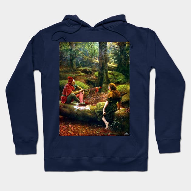 In the Forest of Arden - John Collier Hoodie by forgottenbeauty